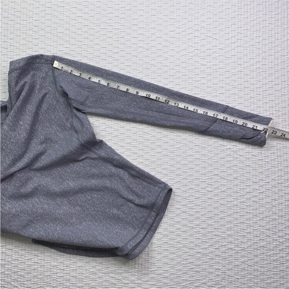 Lululemon Outrun Long Sleeve Running Luon Suited Arctic Jacquard Top 4 - Picture 6 of 7